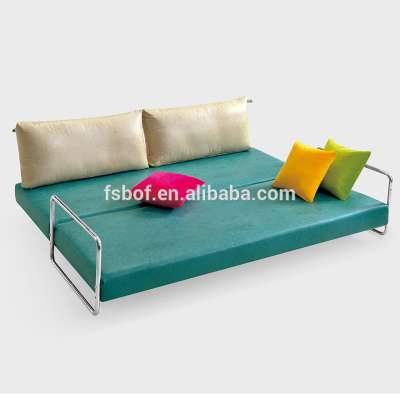 New modern design hospital sofa bed with stainless steel frame LS818