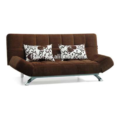 Simple design fabric / leather sofa cum bed LS802-1