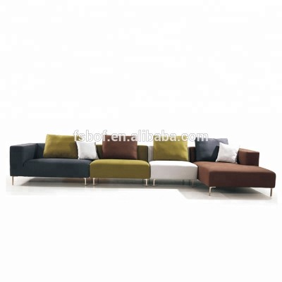 home furniture living room modern style fabric sofa set