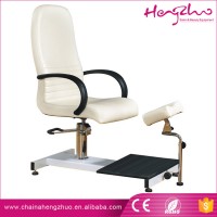 Body relaxing Easy to move manicure pedicure treatment chair with wheel